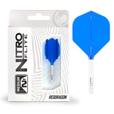 Nitro Flite Integrated Flight & Shaft White & Blue No2 by Red Dragon