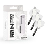 Nitro Flite Integrated Flight & Shaft Black & Clear No2 by Red Dragon