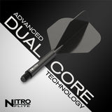 Nitro Flite Integrated Flight & Shaft Black & Black No2 by Red Dragon