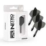 Nitro Flite Integrated Flight & Shaft Black & Black No2 by Red Dragon