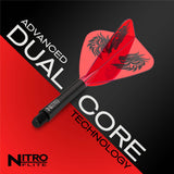 Red Dragon Jonny Clayton Nitro Flite Kite Integrated Flights & Shafts