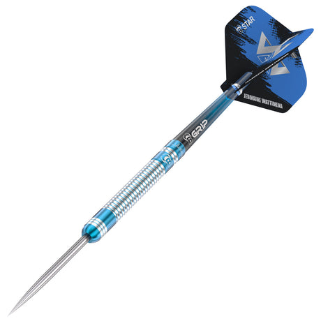 Jermaine Wattimena G3 Steel Tip Darts angled product image displaying the barrel profile, grip layout, and design features