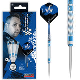 Jermaine Wattimena G3 Steel Tip Darts main product image showing the darts, packaging, flights, shafts, and included accessories