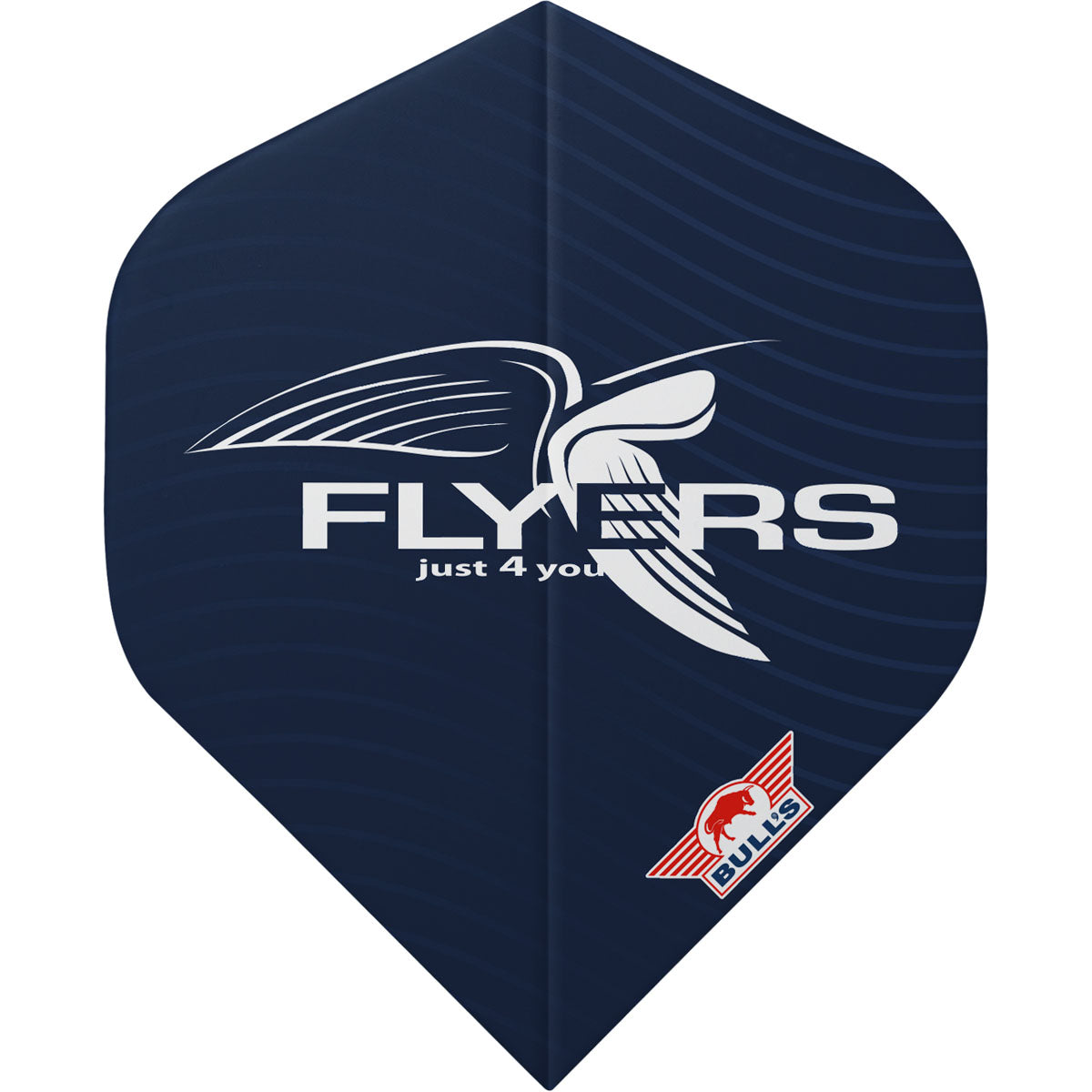 Richard Veenstra Steel Tip Darts flights up close showing the artowrk and detailing for the flight