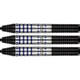 Richard Veenstra Steel Tip Darts close up image showing detailed grip patterns, machining, coating, and precision craftsmanship