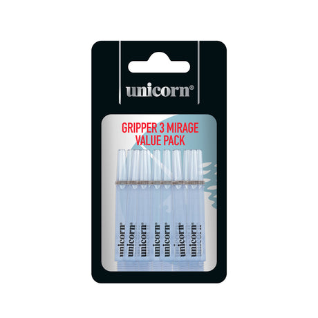 Unicorn Gripper 3 Value Pack Mirage Blue Ring Grip Dart Stems / Shafts - 5 Sets