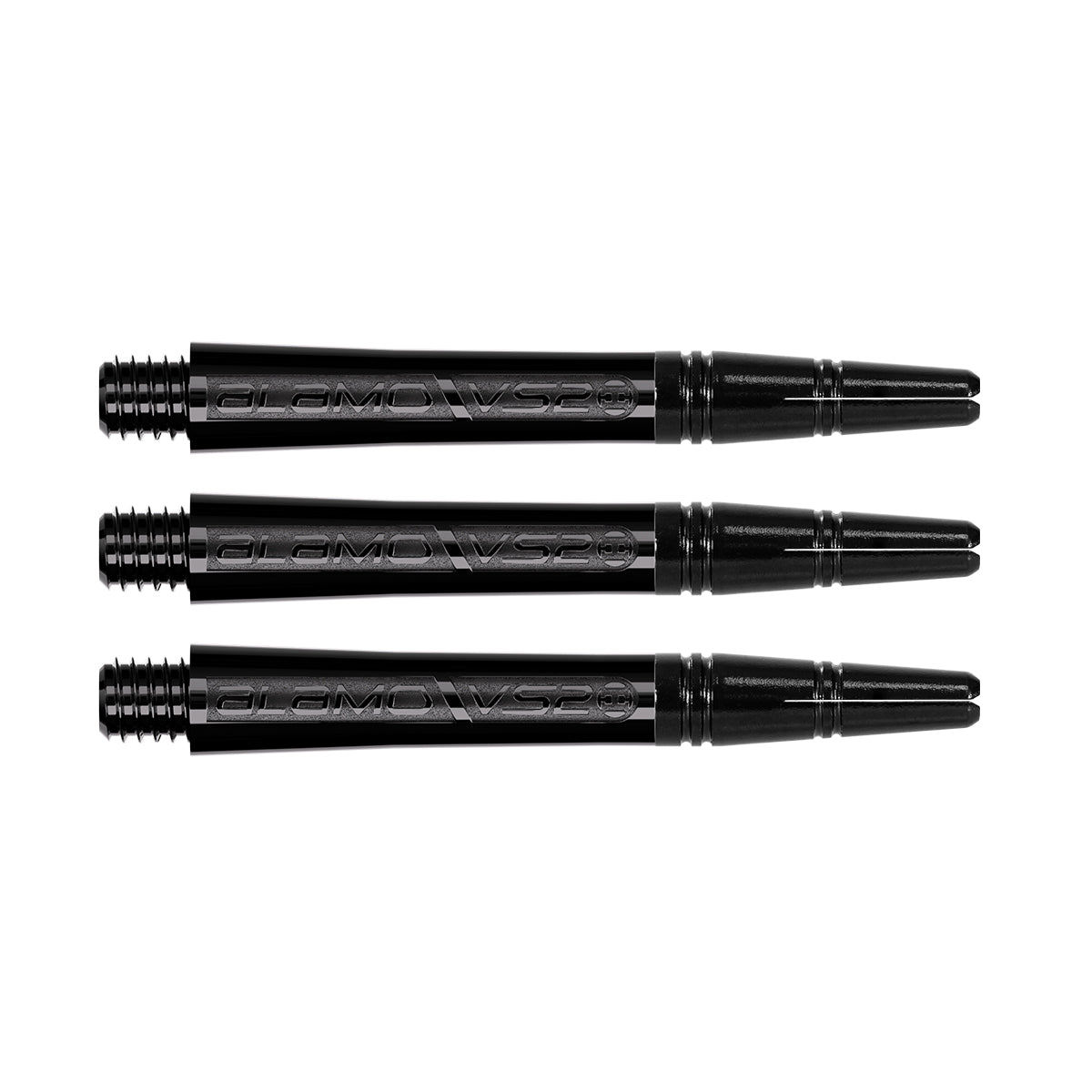 Harrows Alamo VS2 Dart Stems Shafts Black Midi length variant image