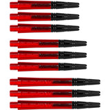 Harrows Alamo VS2 Dart Stems Shafts Red main product image showing the stems, packaging, and included contents