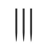 Harrows Black Steeltip Points close up image highlighting the point texture and machining