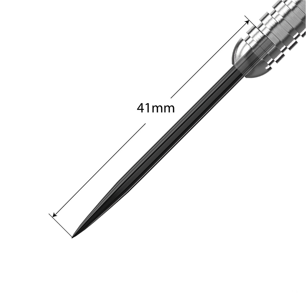 Harrows Black Steeltip Points alternative angle showing the point profile and finish