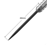 Harrows Black Steeltip Points alternative angle showing the point profile and finish