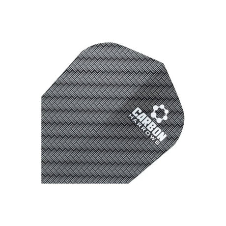 Harrows Carbon Black Dart Flights Extra Strong main image on a white background.