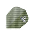 Harrows Carbon Green Dart Flights Extra Strong main image on a white background.