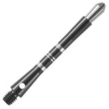 Harrows Colette Dart Stems Shafts Black main product image showing the stems, packaging, and included contents
