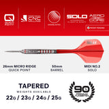 Harrow Damon Heta Geo Quick Point 90% Tungsten Steel Tip Darts