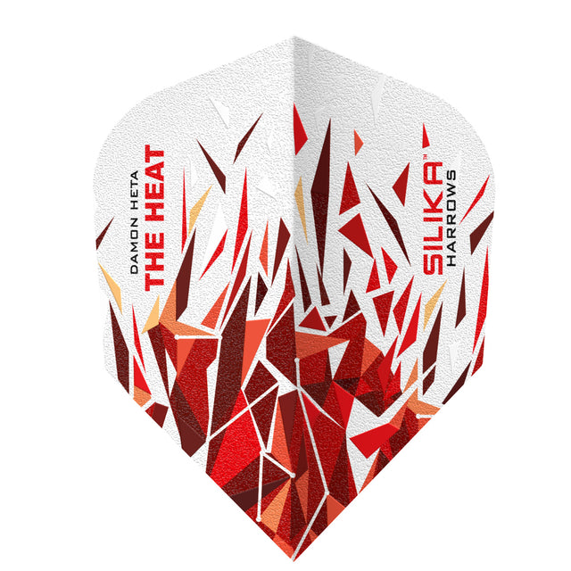 Damon Heta Series 2 Standard No6 Silika Dart Flights by Harrows main product image on a white background.