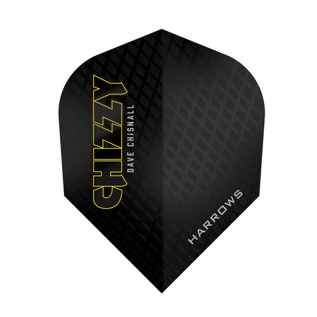 Dave Chisnall Chizzy Series 3 Dart Flights by Harrows main product image on a white background.