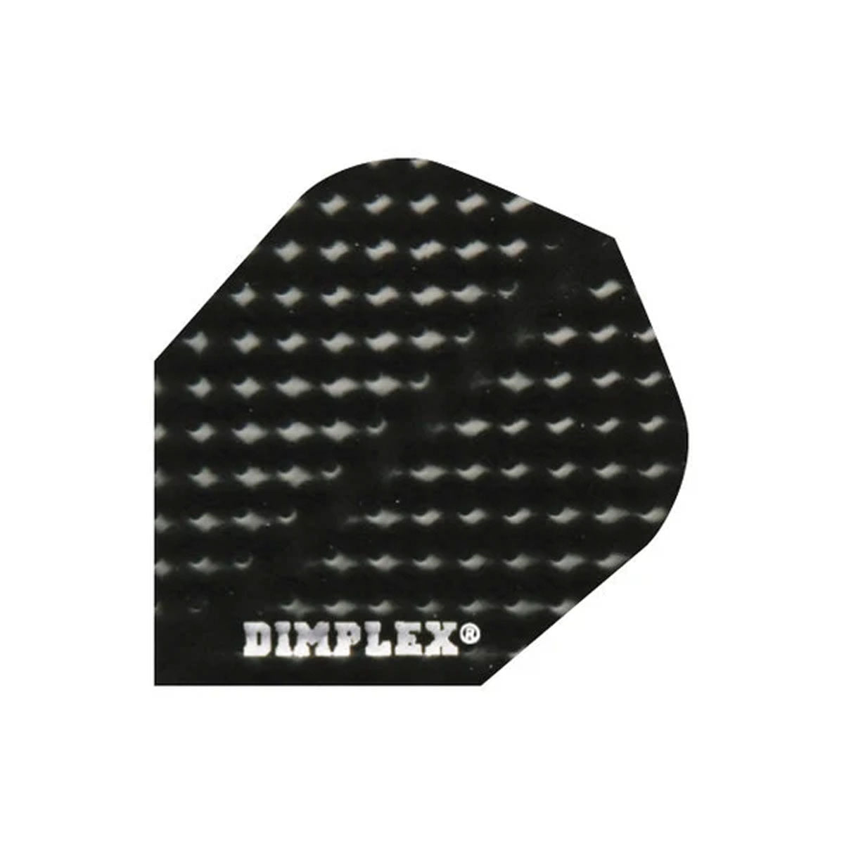 Harrows Dimplex Black Dart Flights main image on a white background.