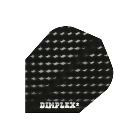 Harrows Dimplex Black Dart Flights main image on a white background.