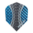 Dimplex Blue Curve No6 Dart Flights by Harrows main product image on a white background.