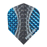 Dimplex Blue Curve No6 Dart Flights by Harrows main product image on a white background.