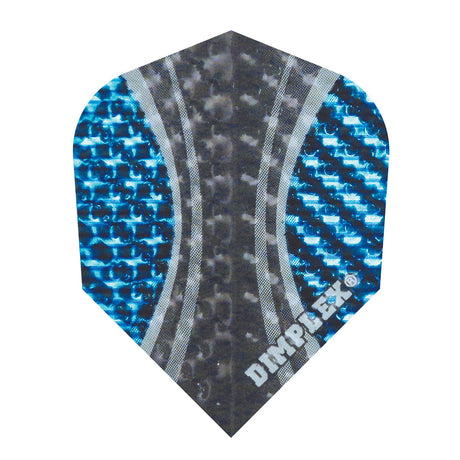 Dimplex Blue Curve No6 Dart Flights by Harrows main product image on a white background.