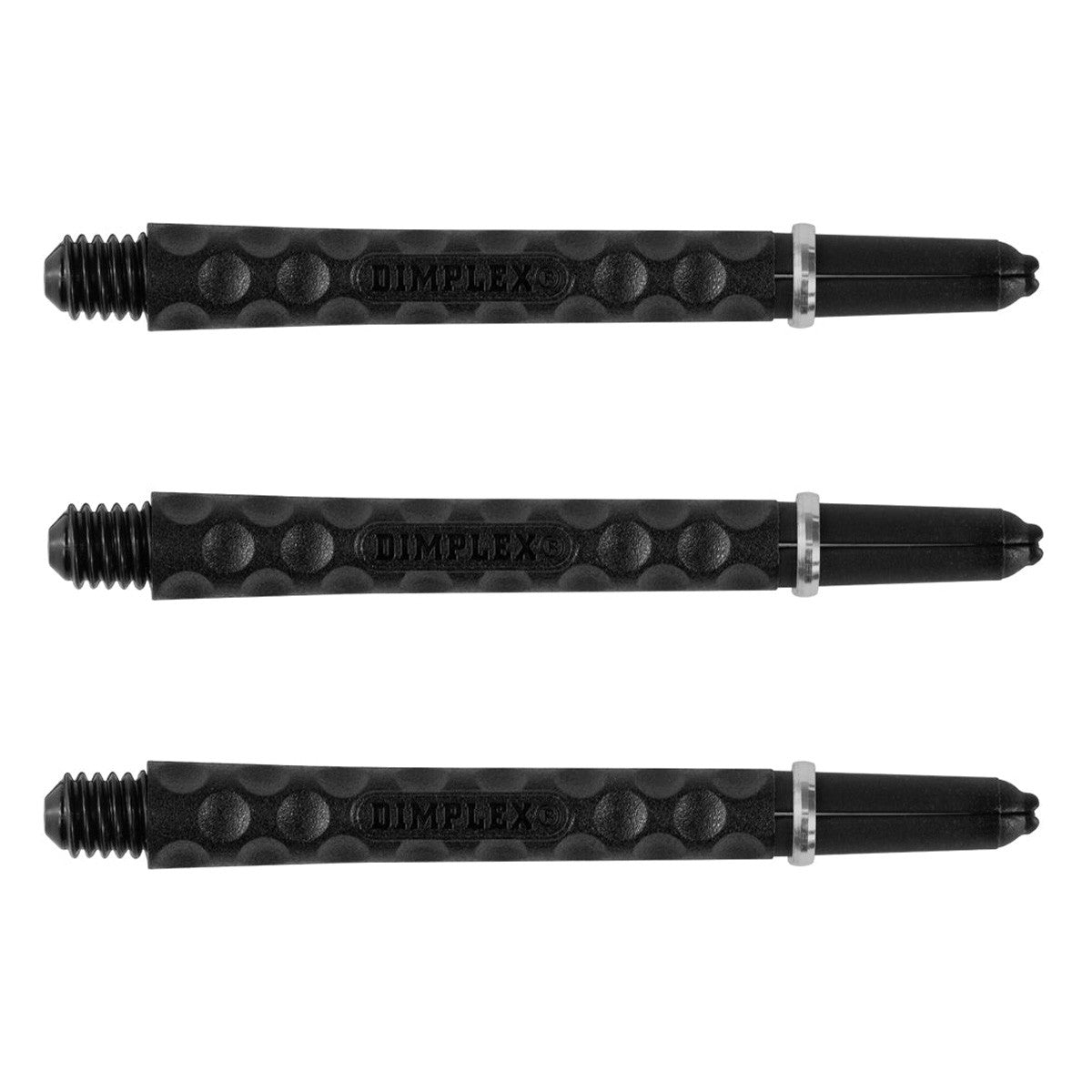 Harrows Dimplex Dart Stems Shafts Black Medium length variant image