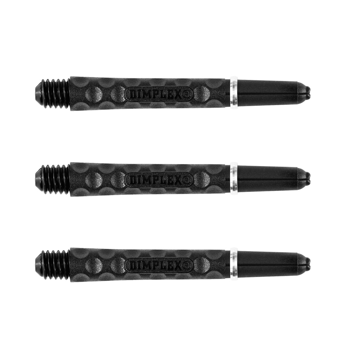 Harrows Dimplex Dart Stems Shafts Black Midi length variant image