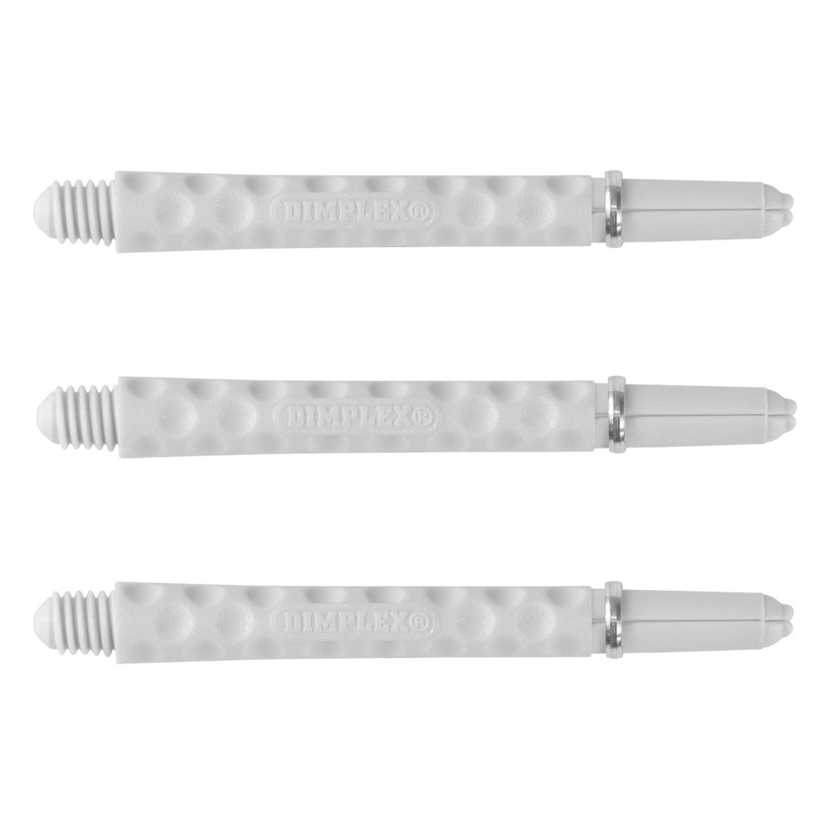 Harrows Dimplex Dart Stems Shafts White Medium length variant image