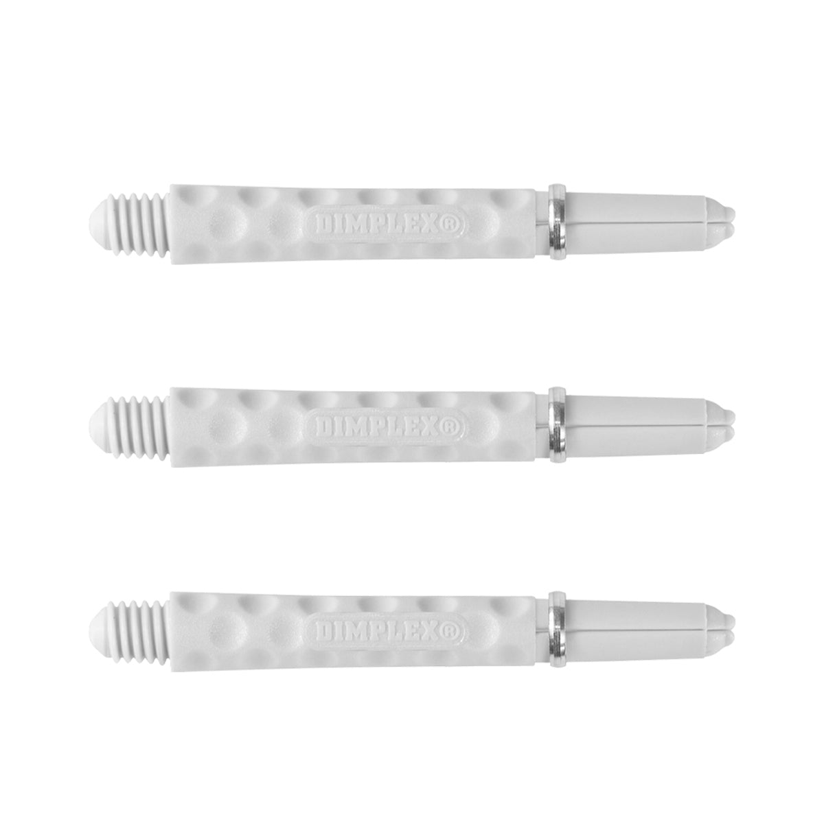 Harrows Dimplex Dart Stems Shafts White Midi length variant image
