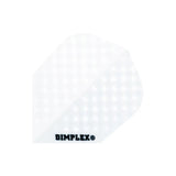 Harrows Dimplex White Dart Flights main image on a white background.