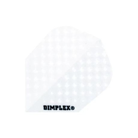 Harrows Dimplex White Dart Flights main image on a white background.