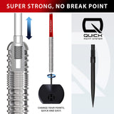 Harrows England Quick Point 90% Tungsten Steel Tip Darts