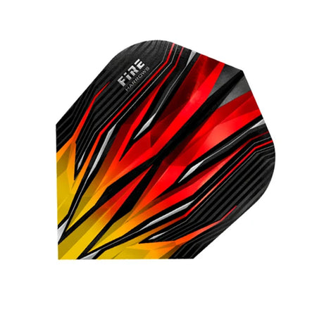 Harrows Fire Two Tone Flame Standard Dart Flights main image on a white background.