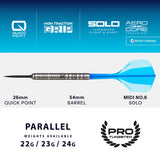 Harrows Flux Quick Point Pro Tungsten Steel Tip Darts