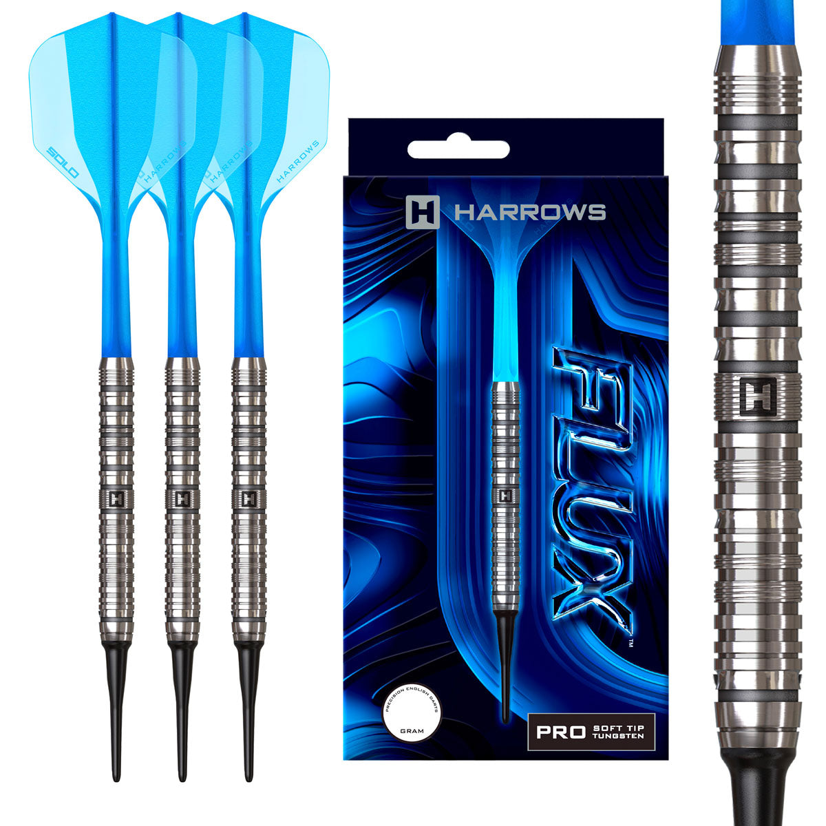 Harrows Flux Pro Tungsten Soft Tip Darts
