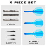 Harrows Flux Pro Tungsten Soft Tip Darts