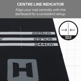 Harrows Fortis Grey Dart Mat