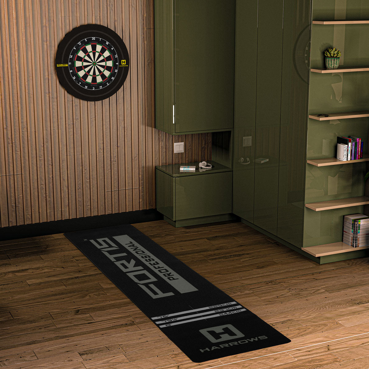 Harrows Fortis Grey Dart Mat