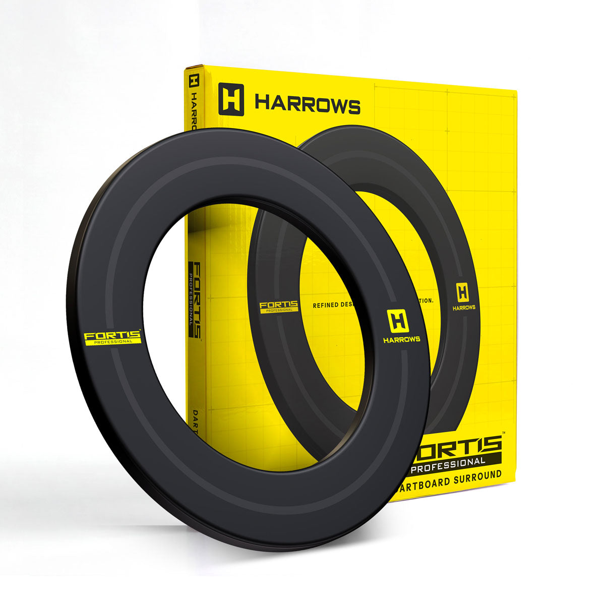 Harrow Fortis Yellow Dartboard Surround