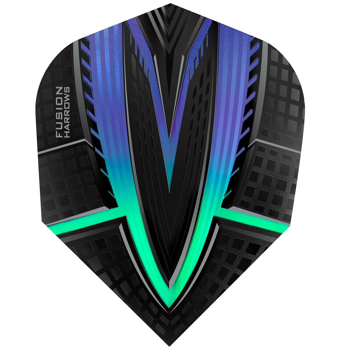Harrows Fusion Standard Shape Jade Dart Flights main image on a white background.