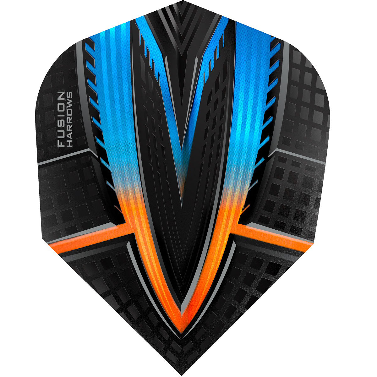 Harrows Fusion Standard Shape Orange Dart Flights main image on a white background.
