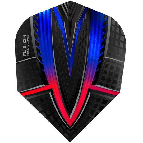 Harrows Fusion Standard Shape Red Dart Flights main image on a white background.