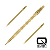 Harrows HM Grip Quick Points Gold main product image showing the Quick Points