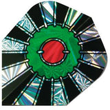 Harrows Hologram Bullseye Dart Flights main image on a white background.
