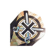 Harrows Hologram Cross Swords Dart Flights main image on a white background.