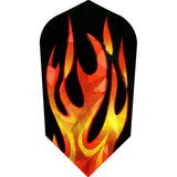 Harrows Hologram Flame Slim 1645 Dart Flights main image on a white background.