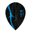 ICE Recut Aqua Pear Dart Flights by Harrows main image on a white background.