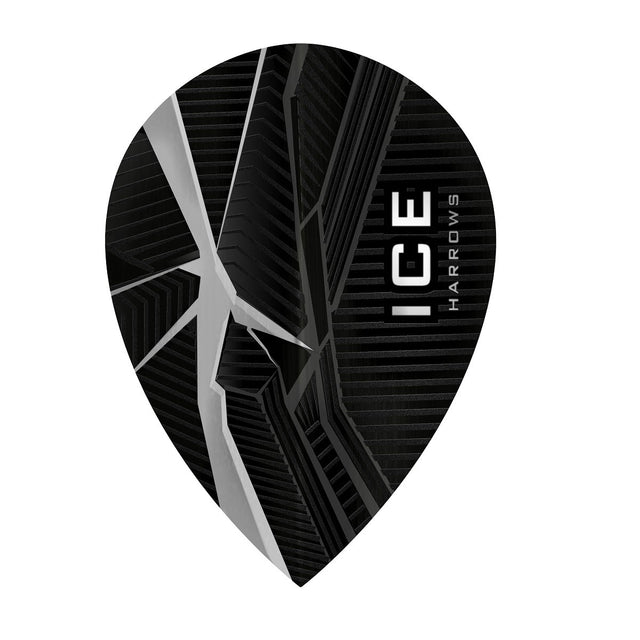 ICE Recut Clear Pear Dart Flights by Harrows main image on a white background.
