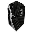 ICE Recut Clear Slim Dart Flights by Harrows main image on a white background.